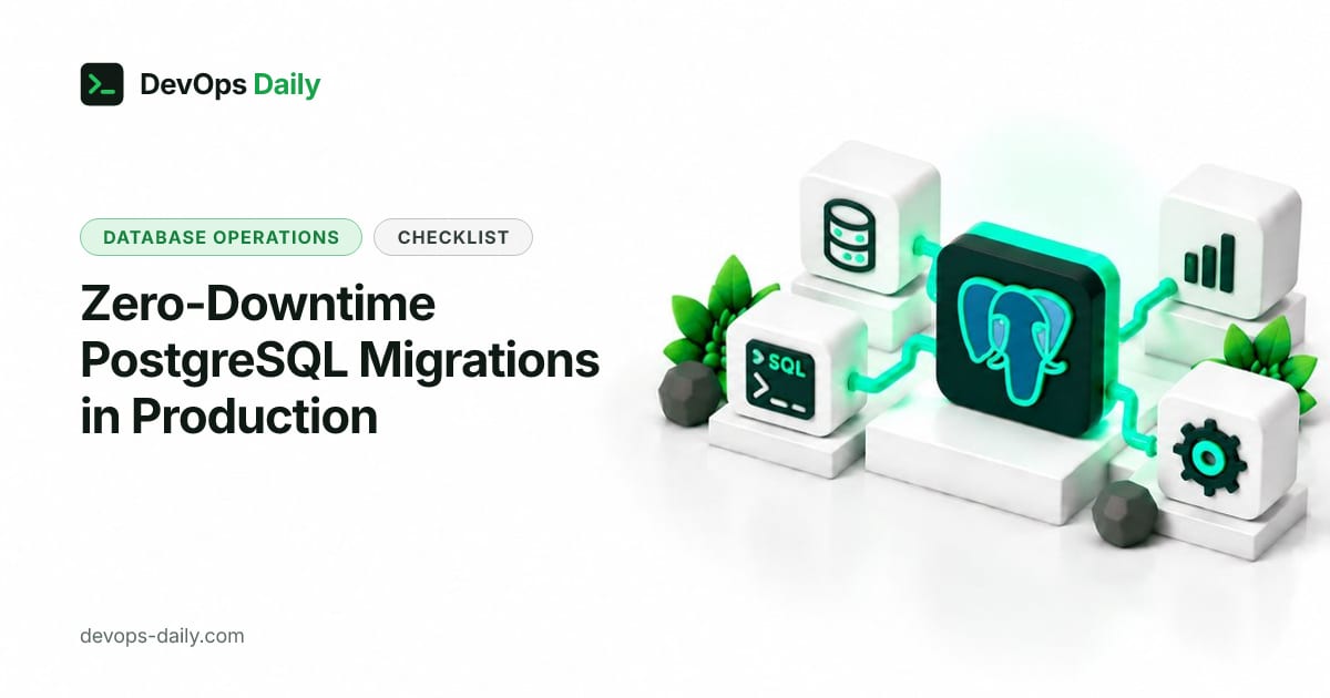 Zero-Downtime PostgreSQL Migrations in Production