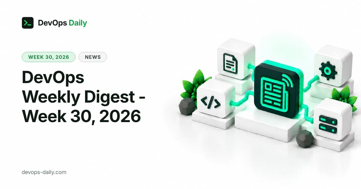 DevOps Weekly Digest - Week 30, 2026