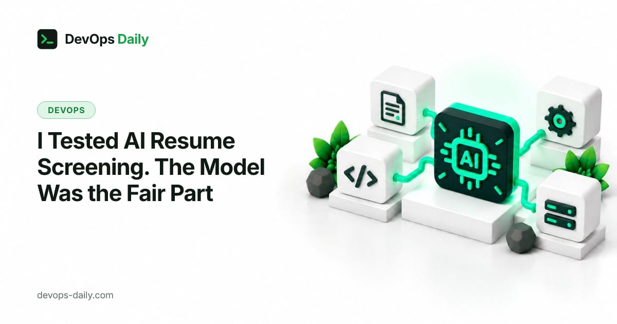 I Tested AI Resume Screening. The Model Was the Fair Part