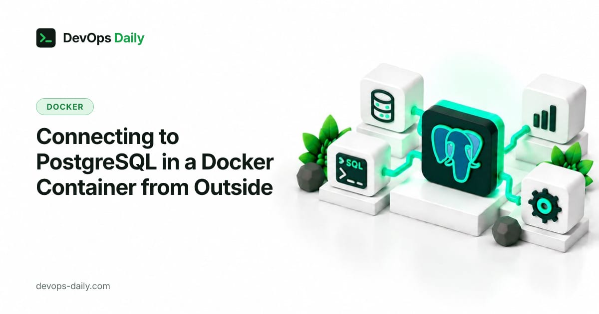 Connecting to PostgreSQL in a Docker Container from Outside