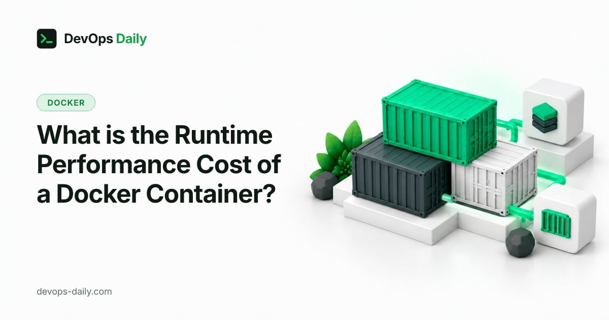 What is the Runtime Performance Cost of a Docker Container?