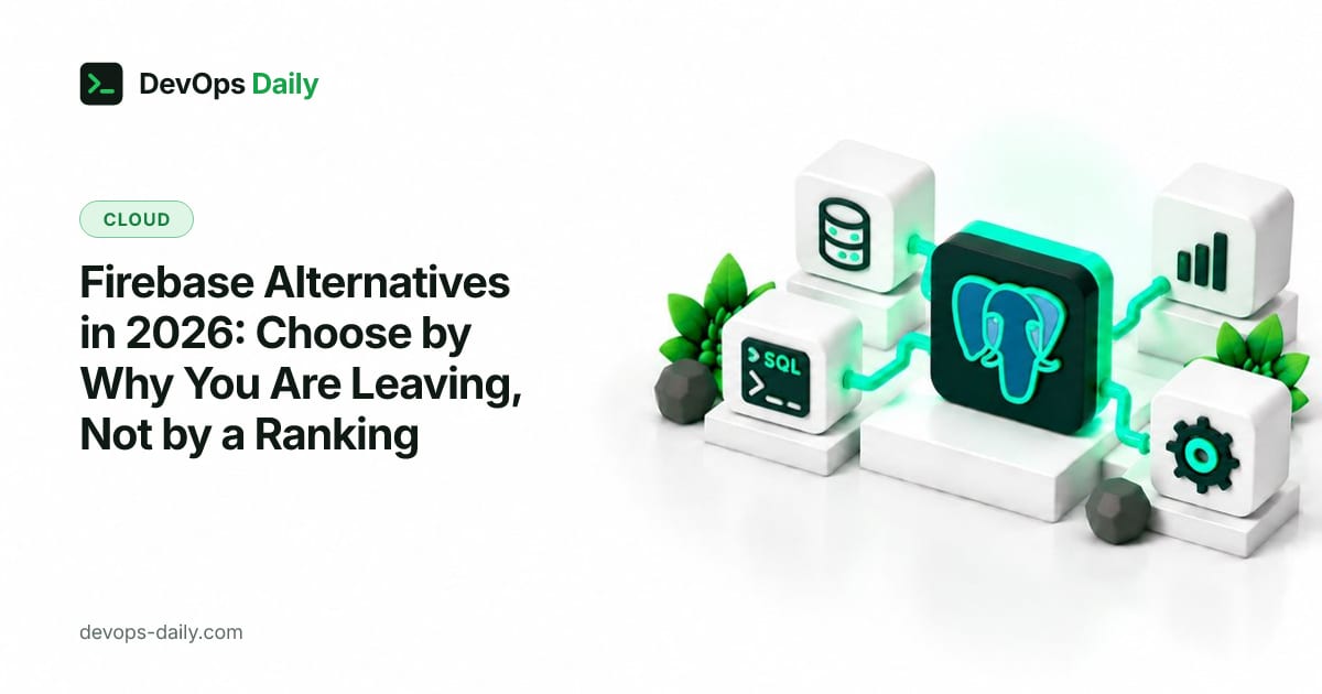 Firebase Alternatives in 2026: Choose by Why You Are Leaving, Not by a Ranking
