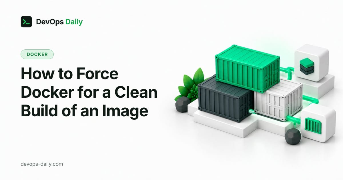 How to Force Docker for a Clean Build of an Image