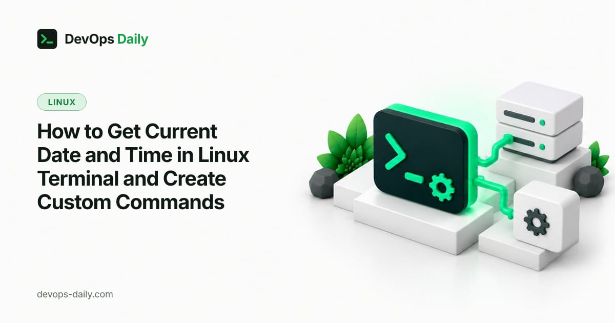 How to Get Current Date and Time in Linux Terminal and Create Custom Commands