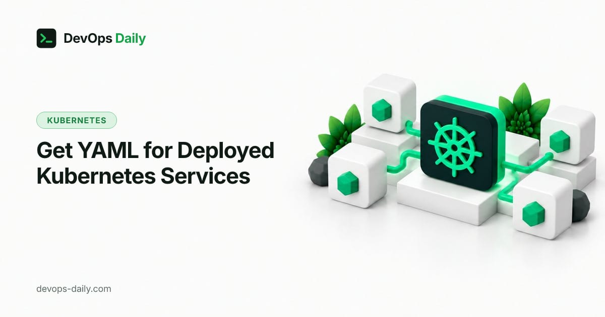 Get YAML for Deployed Kubernetes Services