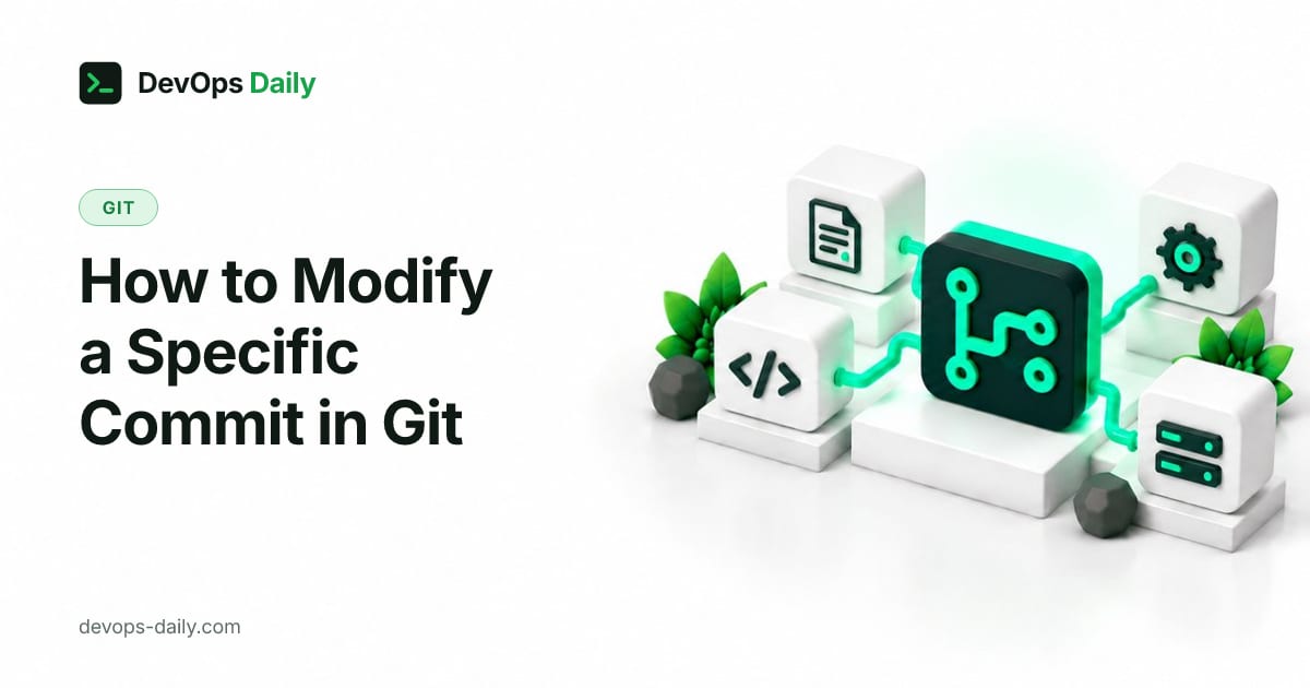 How to Modify a Specific Commit in Git