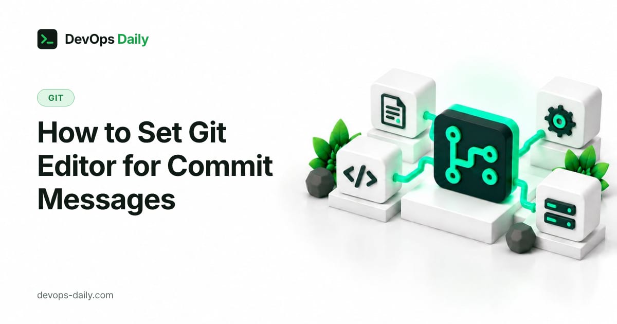 How to Set Git Editor for Commit Messages